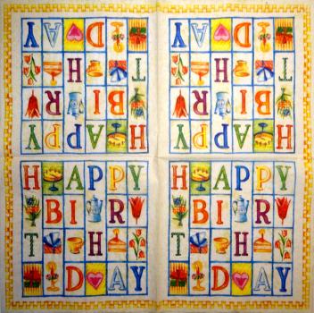 TX-200 Scripture - 3-ply (white) - Ihr - Happy Birthday